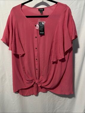 Short sleeve dressy blouse new